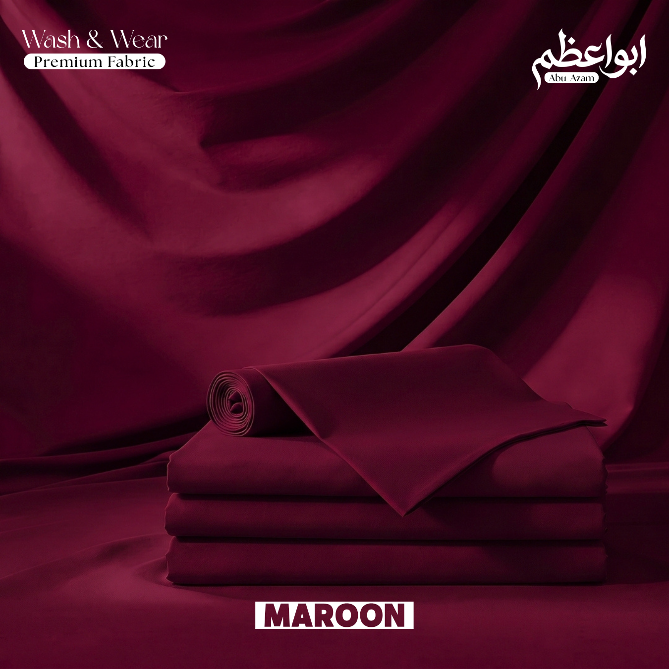 Premium Wash & Wear - Maroon