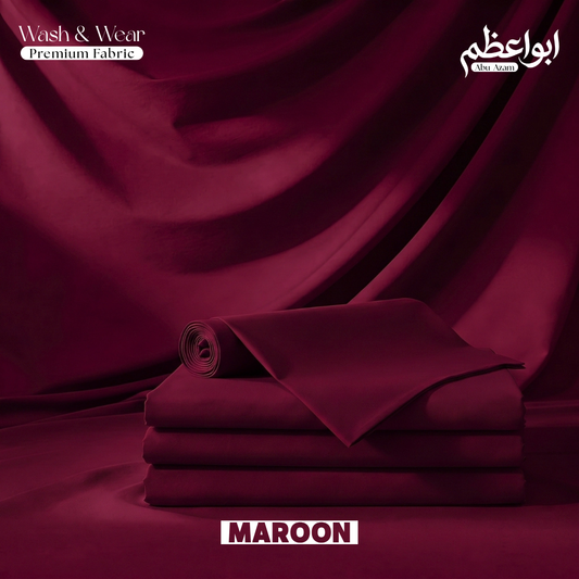 Premium Wash & Wear - Maroon