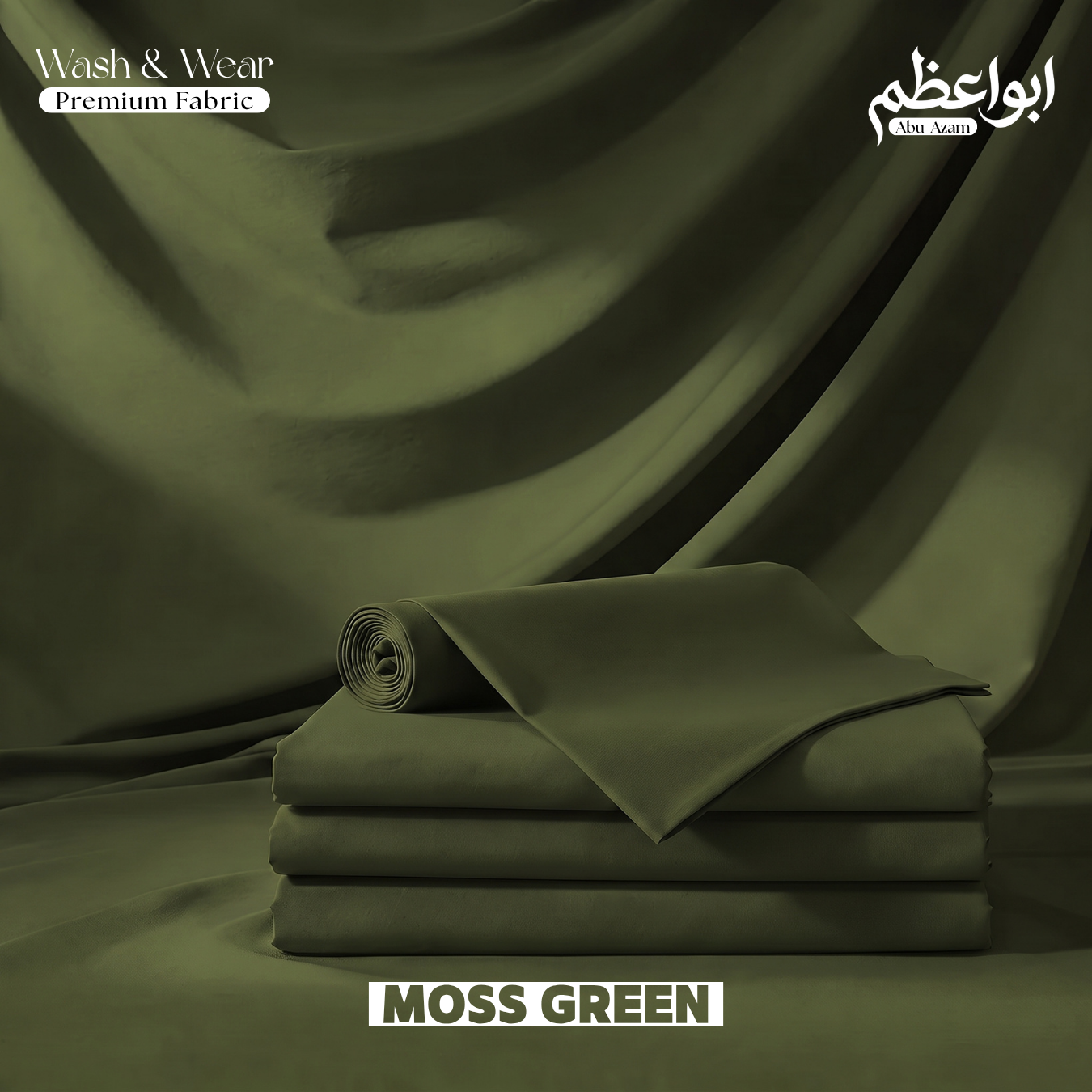 Premium Wash & Wear - Moss Green