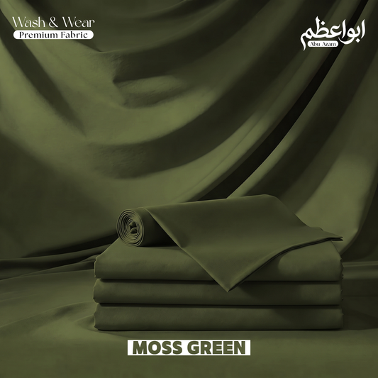 Premium Wash & Wear - Moss Green