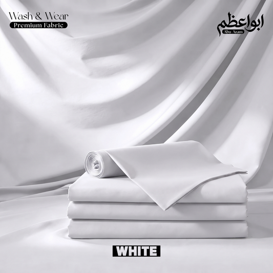 Premium Wash & Wear - White