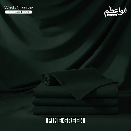 Premium Wash & Wear - Pine Green