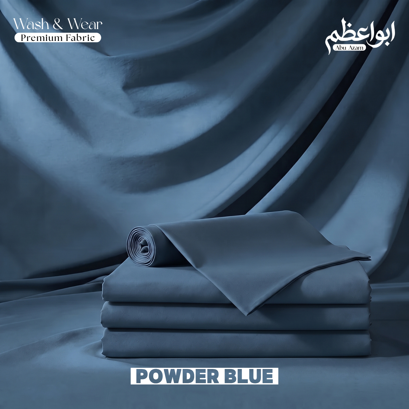Premium Wash & Wear - Powder Blue