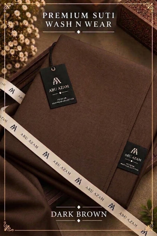 Premium Sooti Wash & Wear-Dark Brown