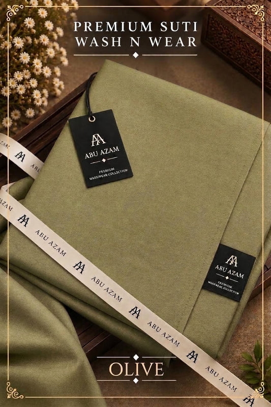 Premium Sooti Wash & Wear-Olive