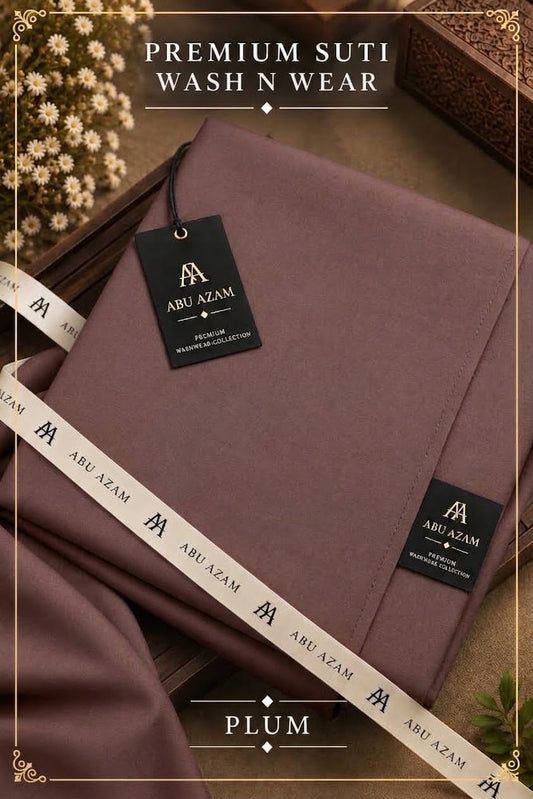 Premium Sooti Wash & Wear-Plum