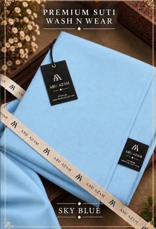 Premium Sooti Wash & Wear-Sky Blue