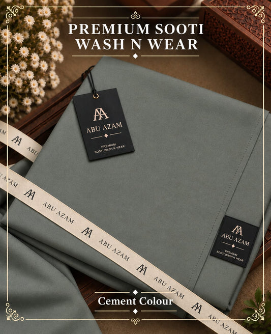 Premium Sooti Wash & Wear-Cement